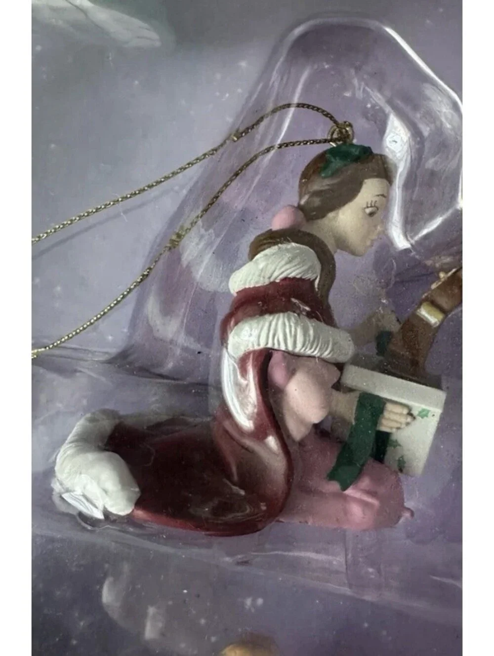 Rare Disney Princess 2007 Ornament Set Complete 8 Ornaments Scholastic Christmas